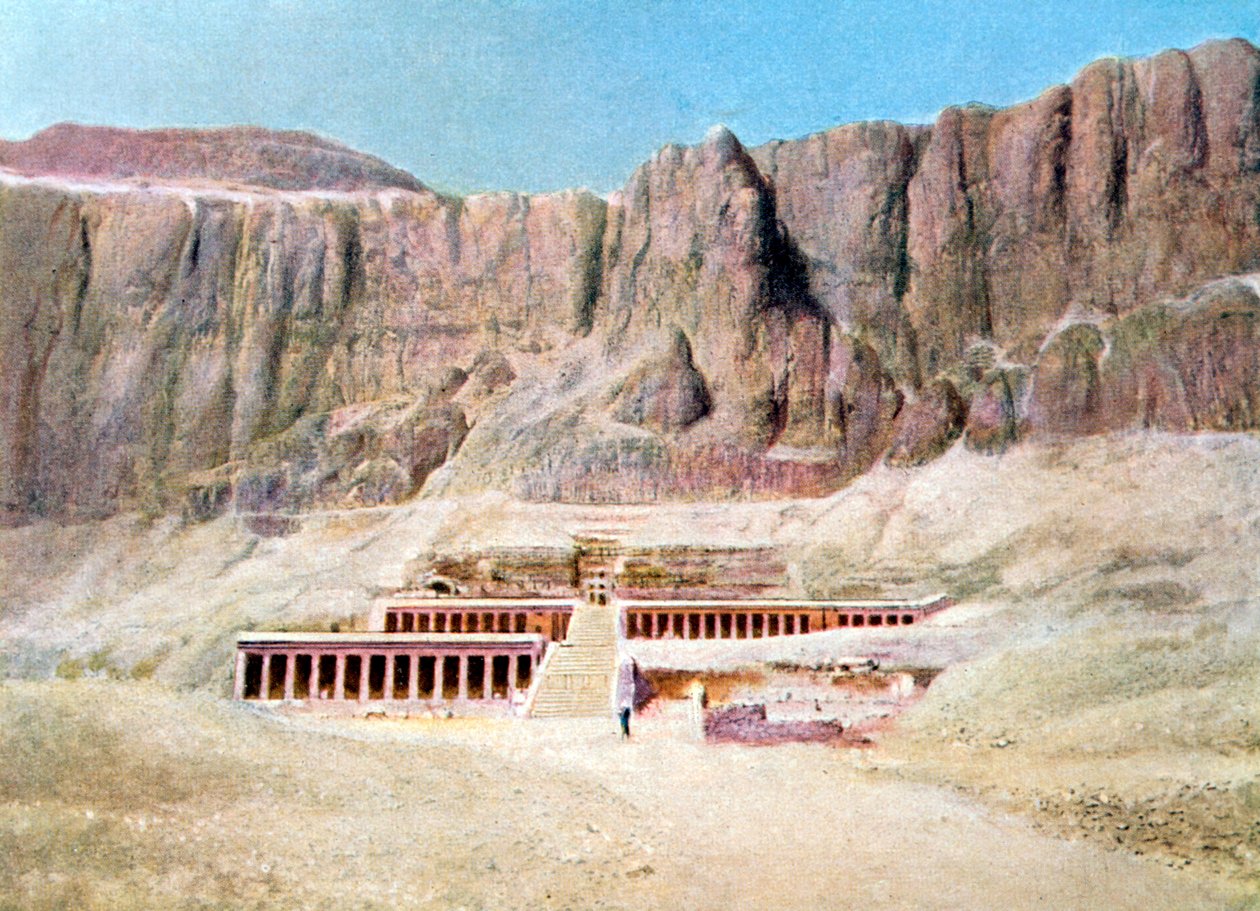 Zádušní chrám Hatšepsut, Deir el Bahari, Luxor, Egypt, 20. století od Unbekannt
