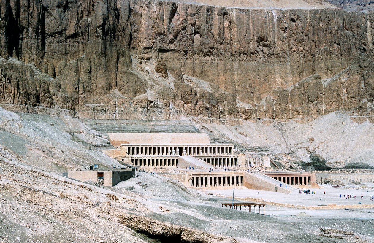 Zádušní chrám královny Hatšepsut, Dayr al-Bahri, Egypt, c1457 př.n.l. od Unbekannt