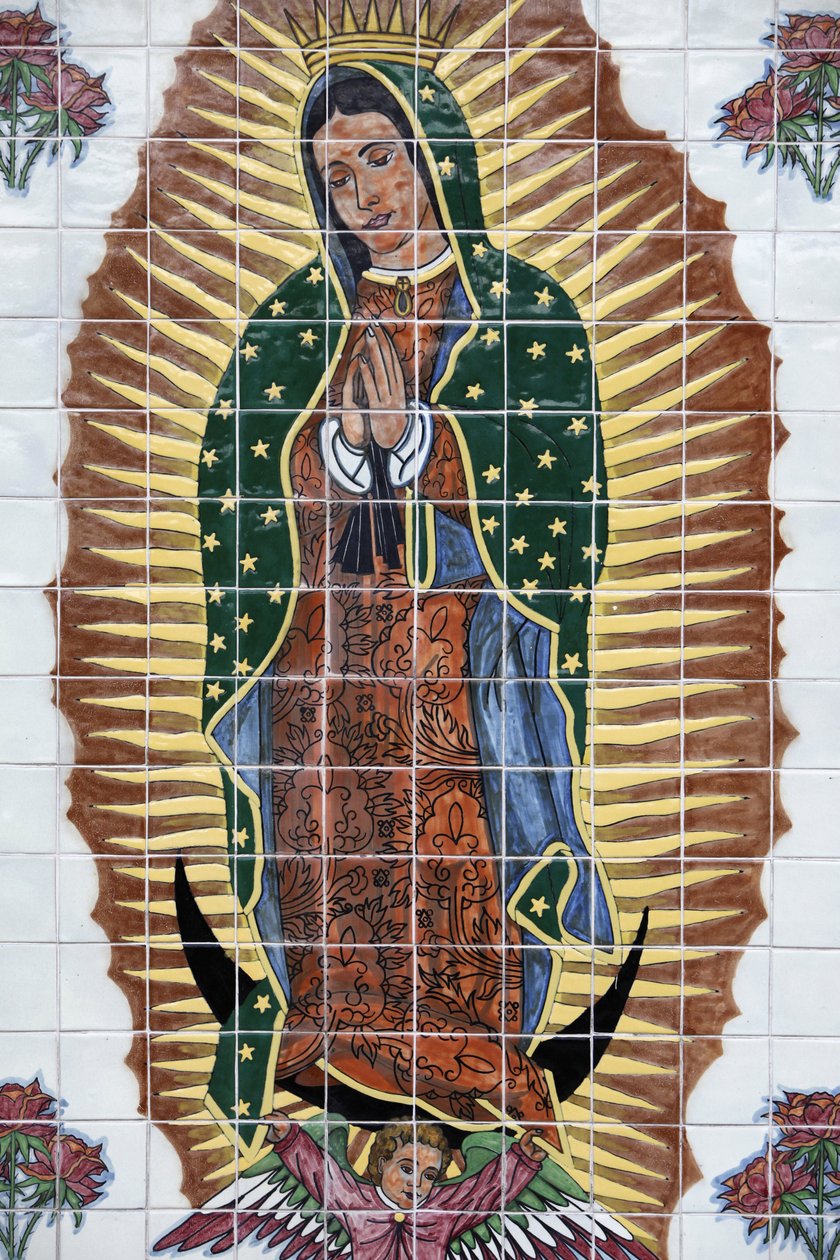 Mozaika Panny Marie Guadalupské v misi Nombre de Dios, Saint Augustine, USA od Unbekannt