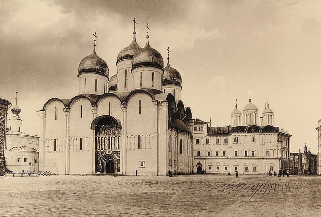 Moskva. Uspenská katedrála. Kolem roku 1900 od Unbekannt