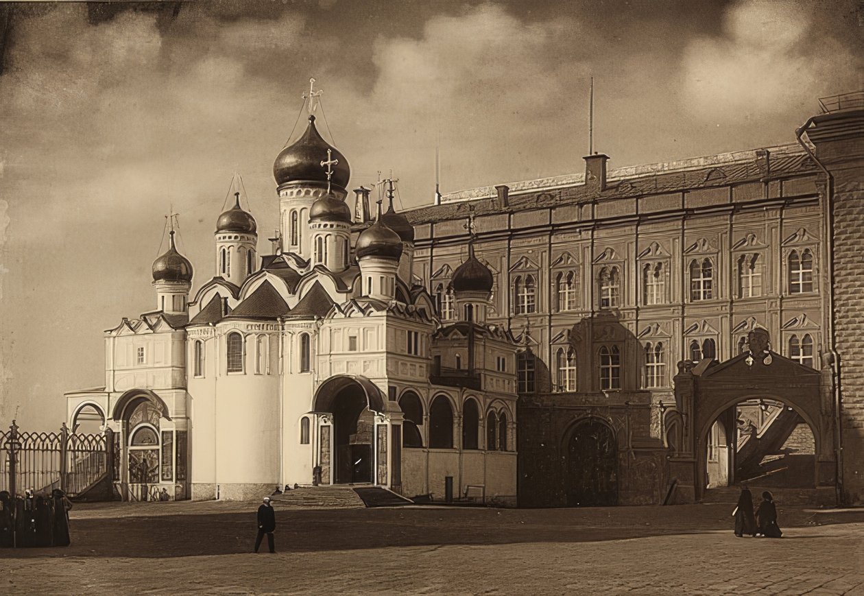 Moskva. Katedrála Zvěstování Panny Marie. Kolem roku 1900 od Unbekannt