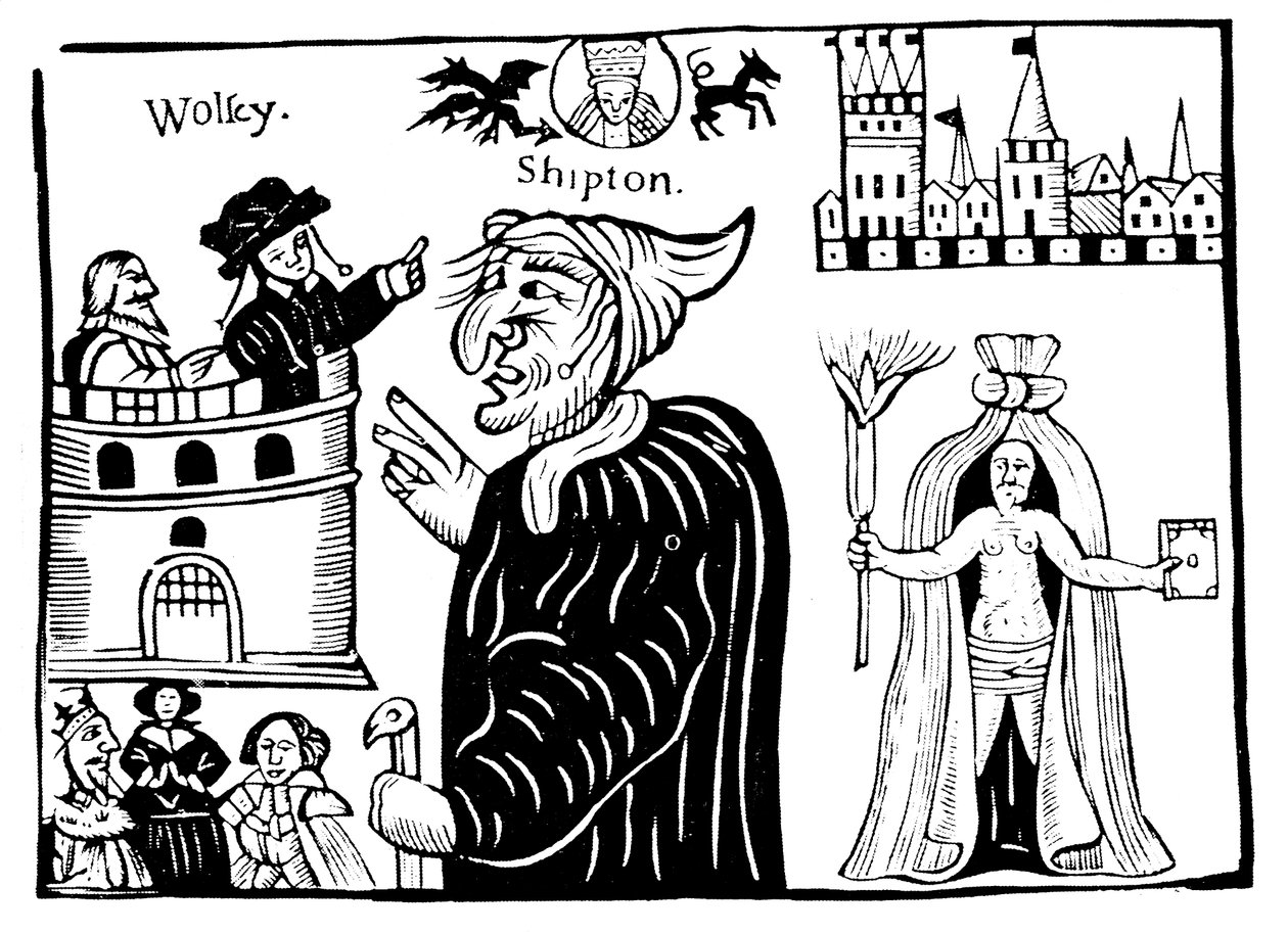 Matka Shipton 1488-c1560 prorokující smrt kardinála Wolseyho od Unbekannt