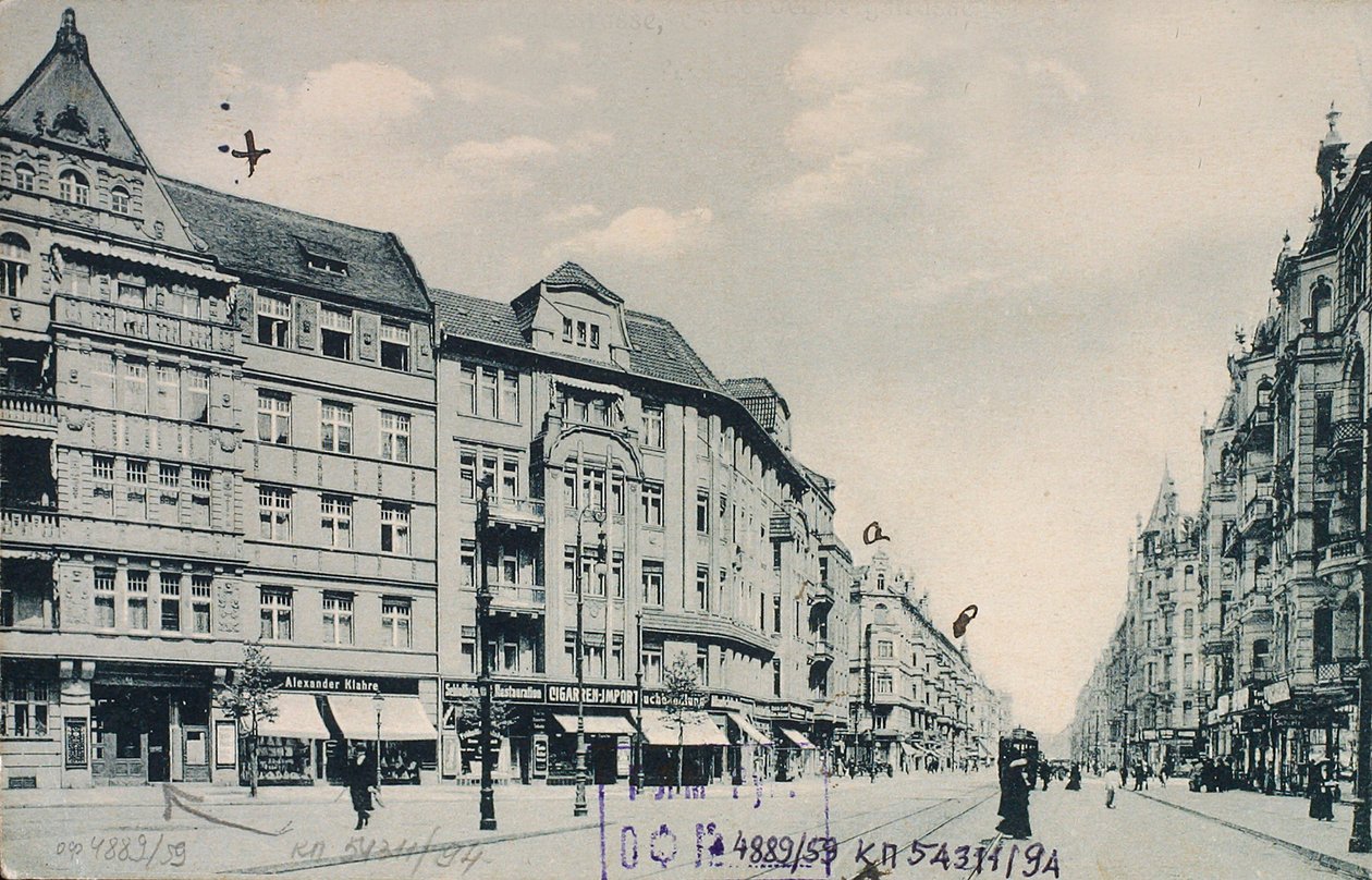 Motzstrasse, Berlín, Německo, 1910 od Unbekannt