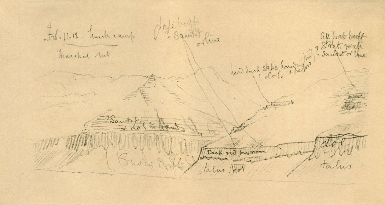 Mount Buckley, 11. února 1912, 1913 od Unbekannt