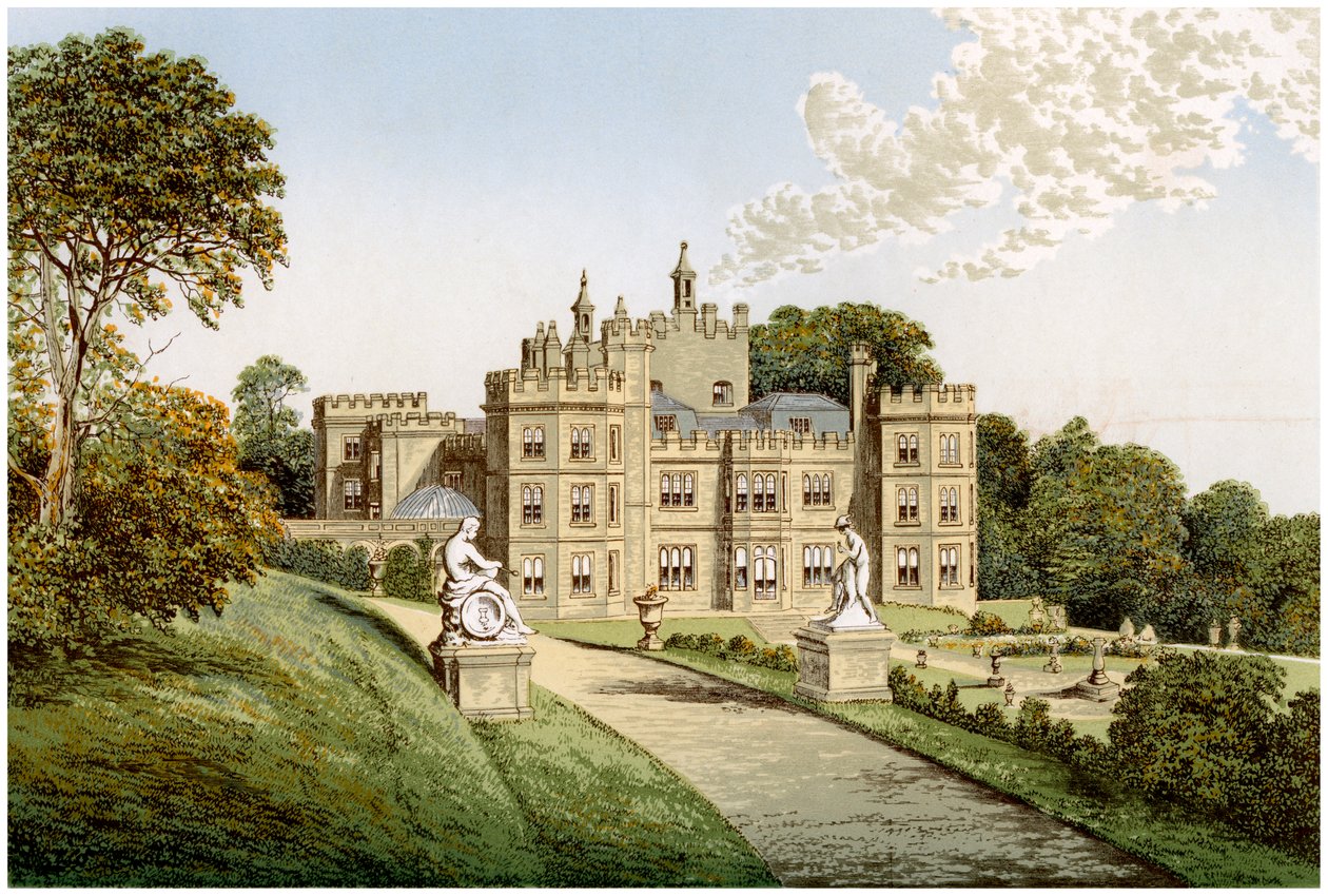 Mount Edgcumbe, Cornwall, domov lorda Mount Edgcumbe, c1880 od Unbekannt