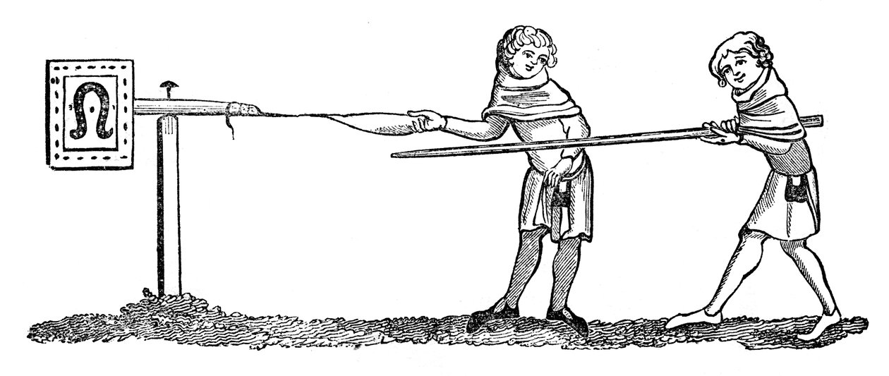 Pohyblivý Quintain, 1344, 1833 od Unbekannt
