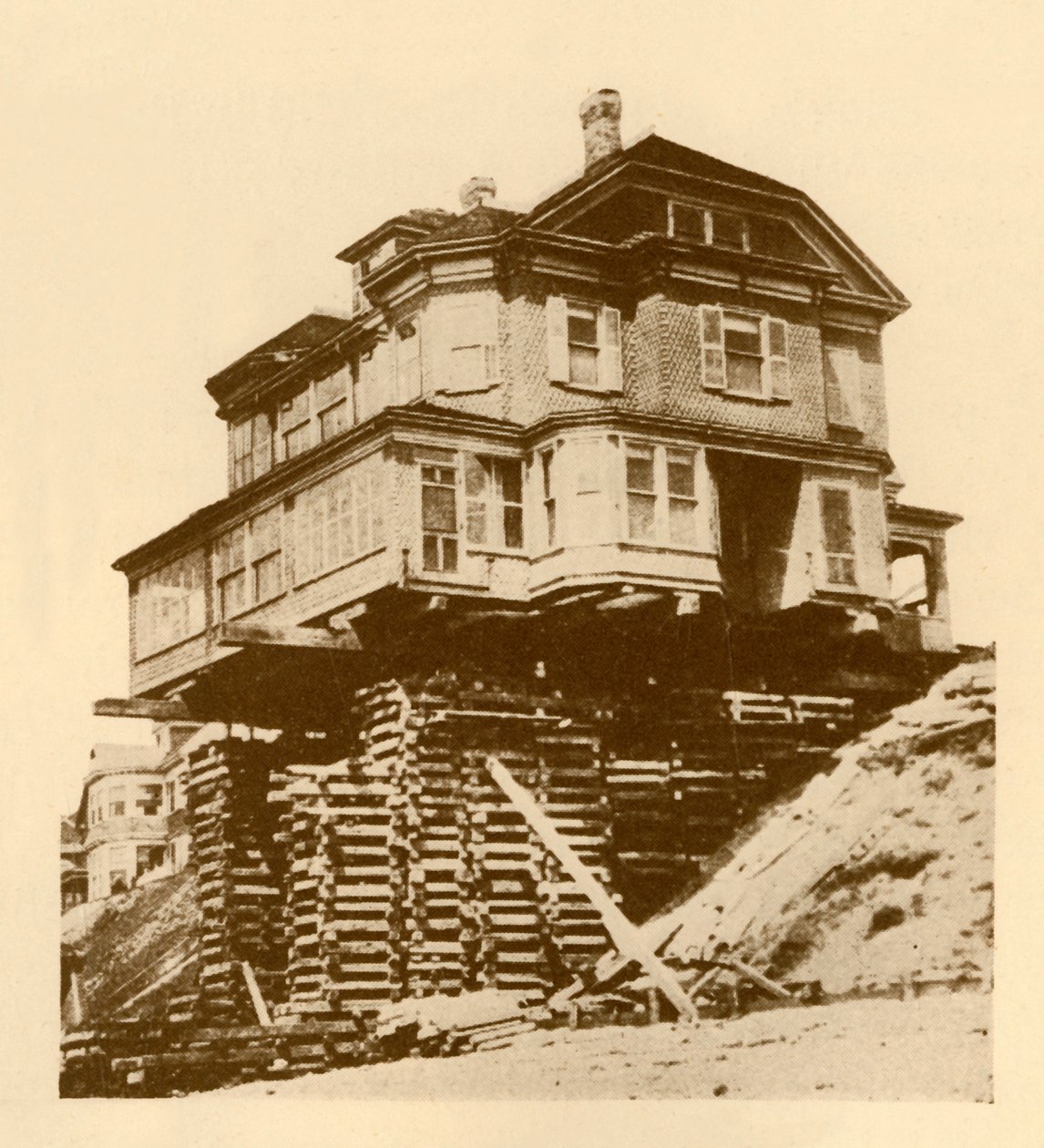 Pohybující se dům tělesně, c1930. od Unbekannt
