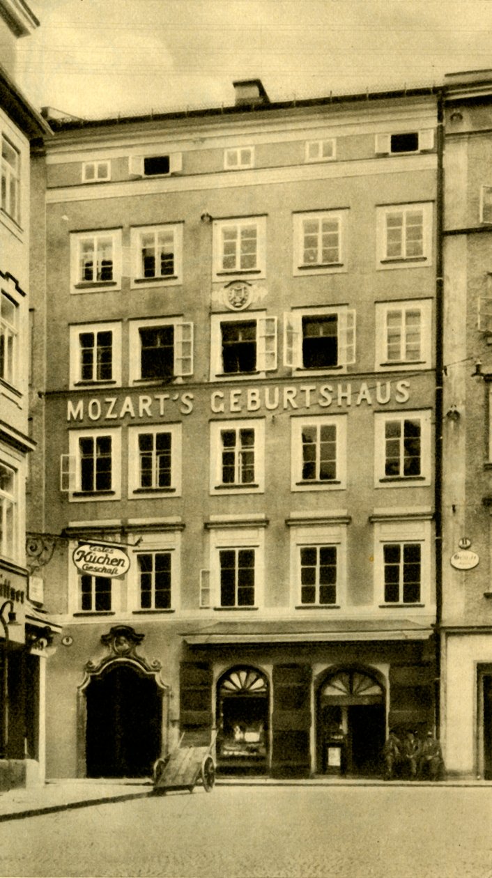 Mozartův rodný dům, Salzburg, Rakousko, c1935. od Unbekannt