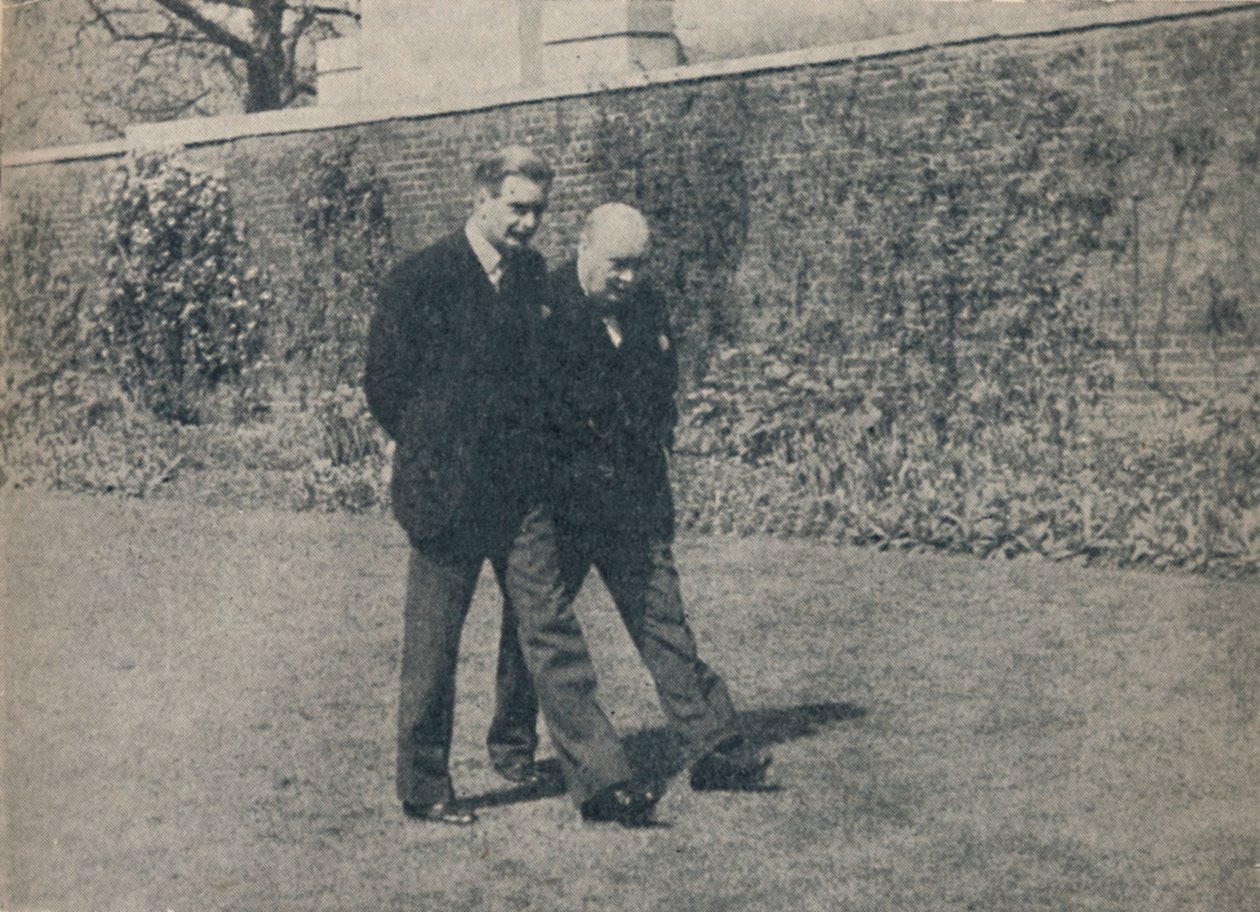 Pan Anthony Eden na návštěvě u předsedy vlády, 40. léta 1945. od Unbekannt