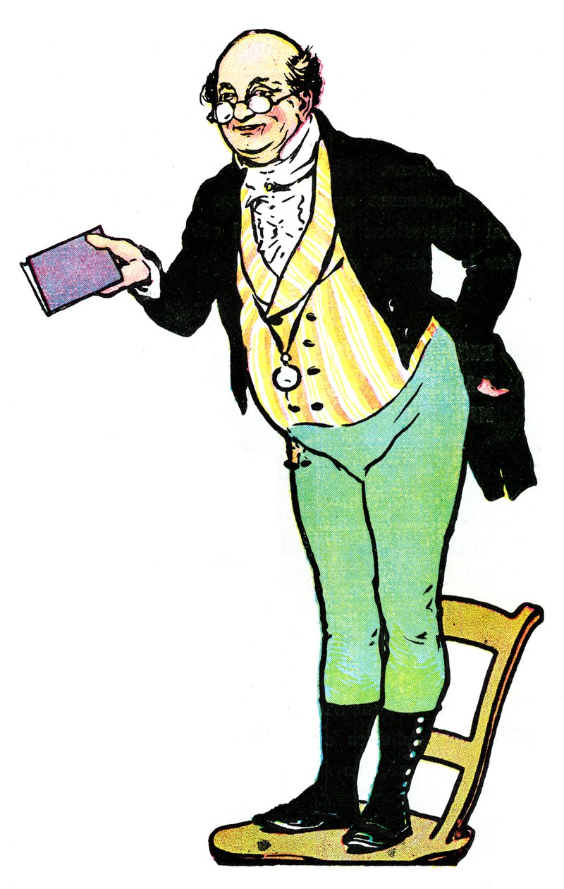 Pan Pickwick, z The Pickwick Papers od Charlese Dickense, 1912 od Unbekannt
