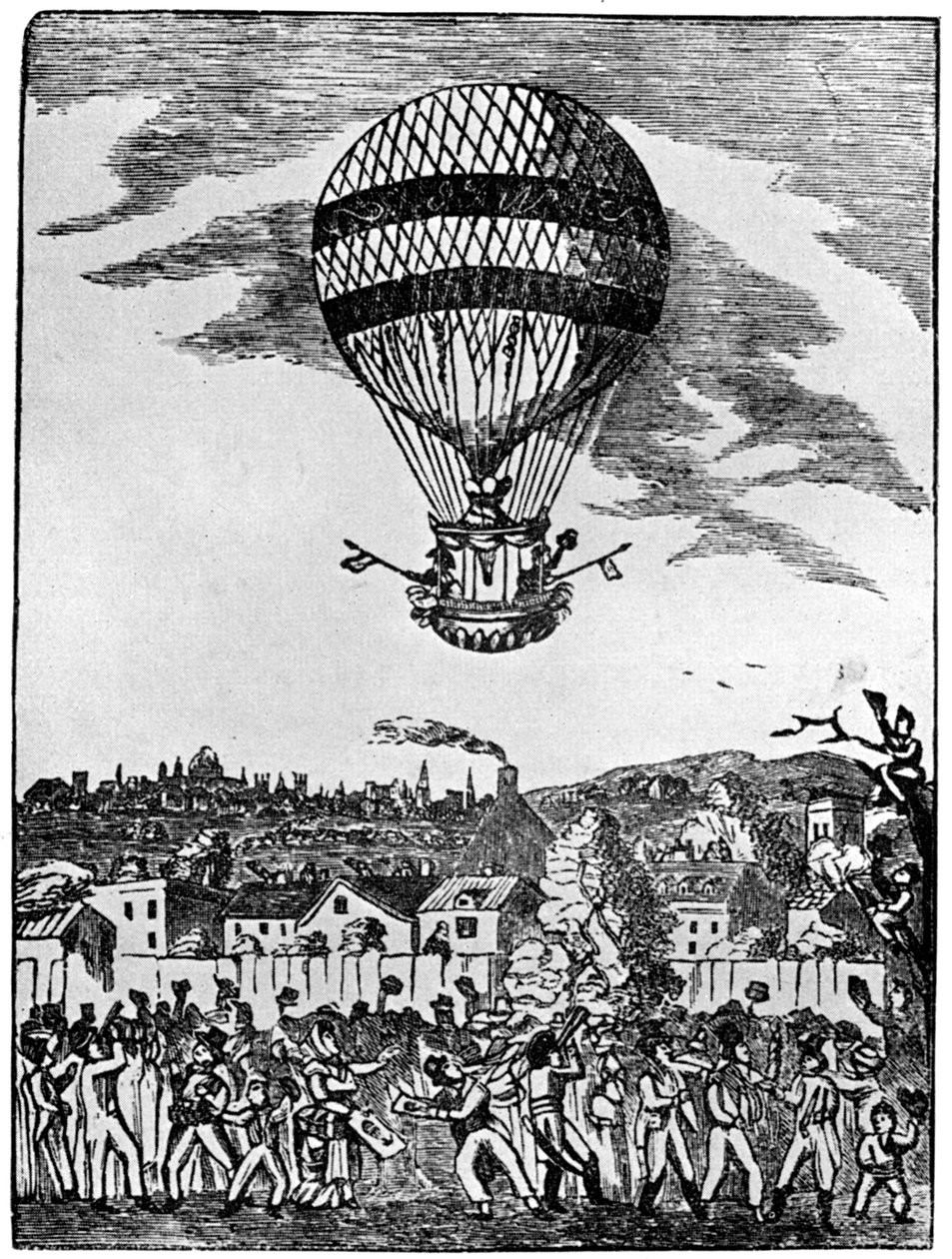 Výstup pana Sadlerse s kapitánem Pagetem, 12. srpna 1781, 1910 od Unbekannt