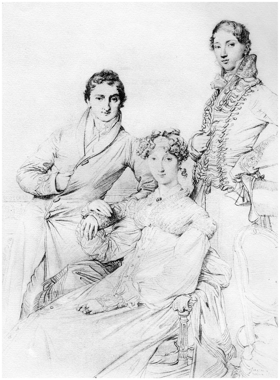 Pan a paní Joseph Woodhead a pan Henry Comber, Řím, 1816 1958 od Unbekannt