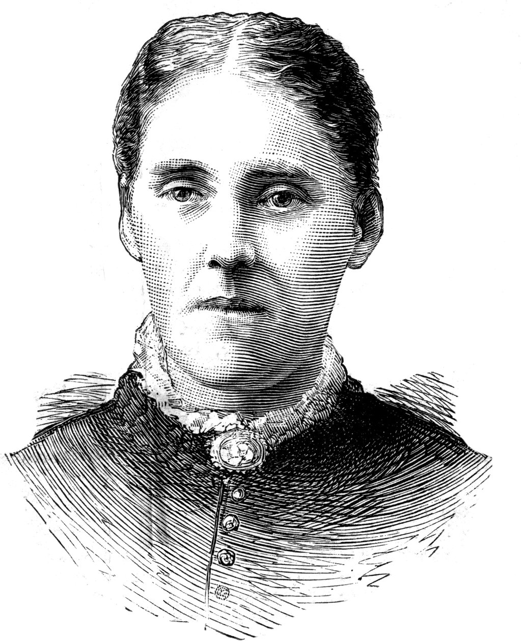 Paní Houghton, manželka reverenda Johna Houghtona, 1886 od Unbekannt