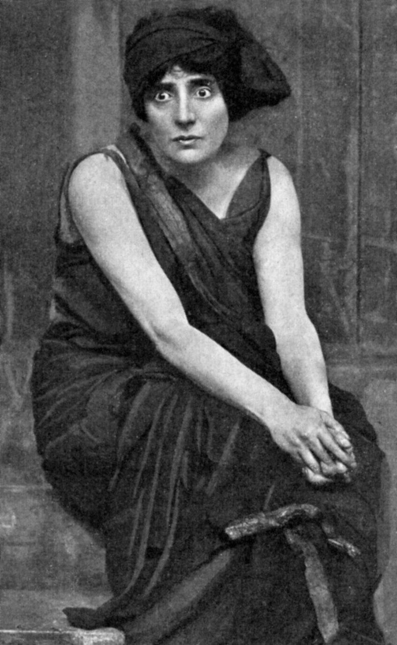 Paní Patrick Campbell , britská divadelní herečka, v roli Electra, 1908 1951 od Unbekannt