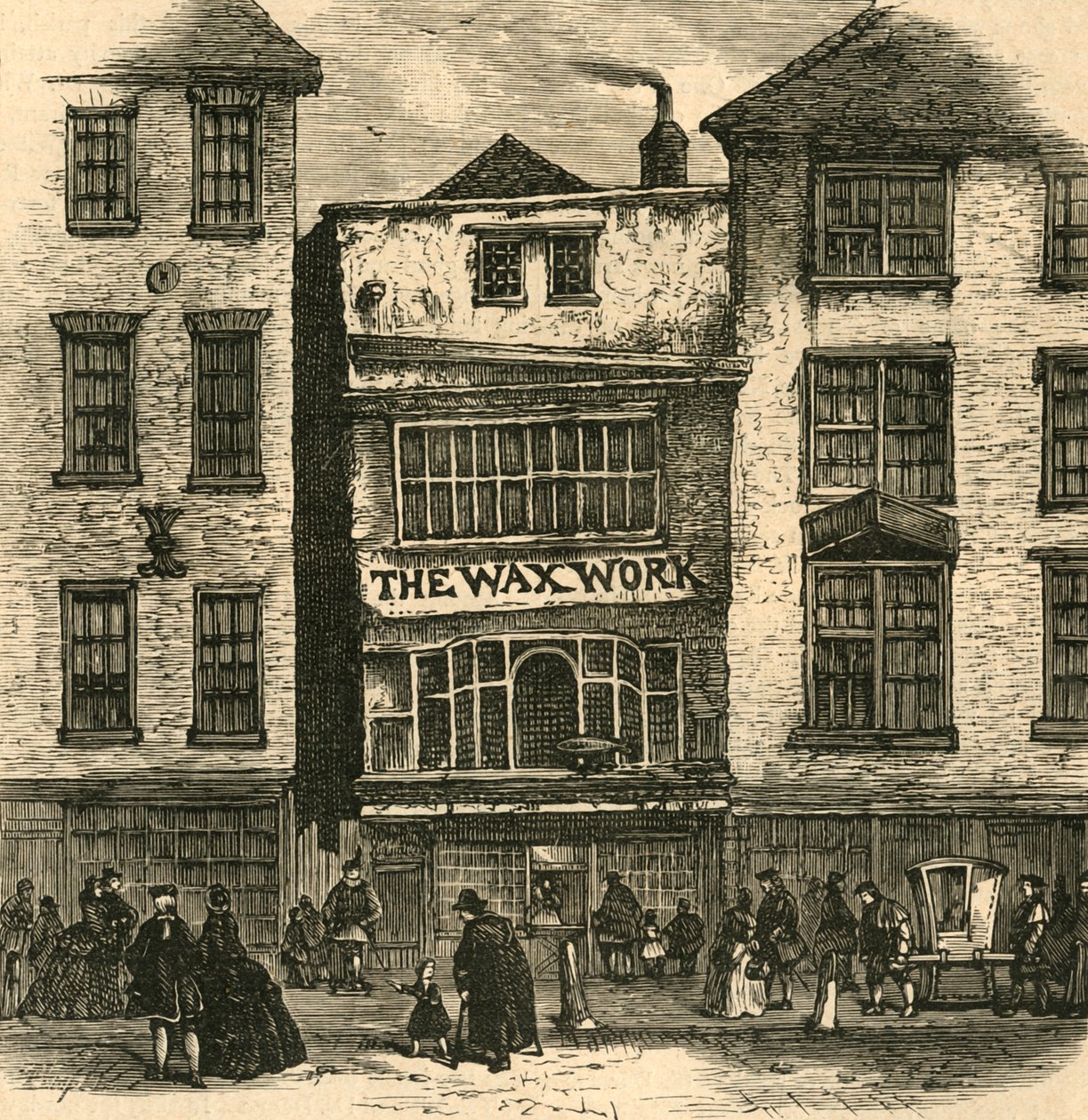 Mrs. Salmons Waxwork, Fleet Street - Palác Jindřicha VIII. a kardinál Wolsey, 1897. od Unbekannt