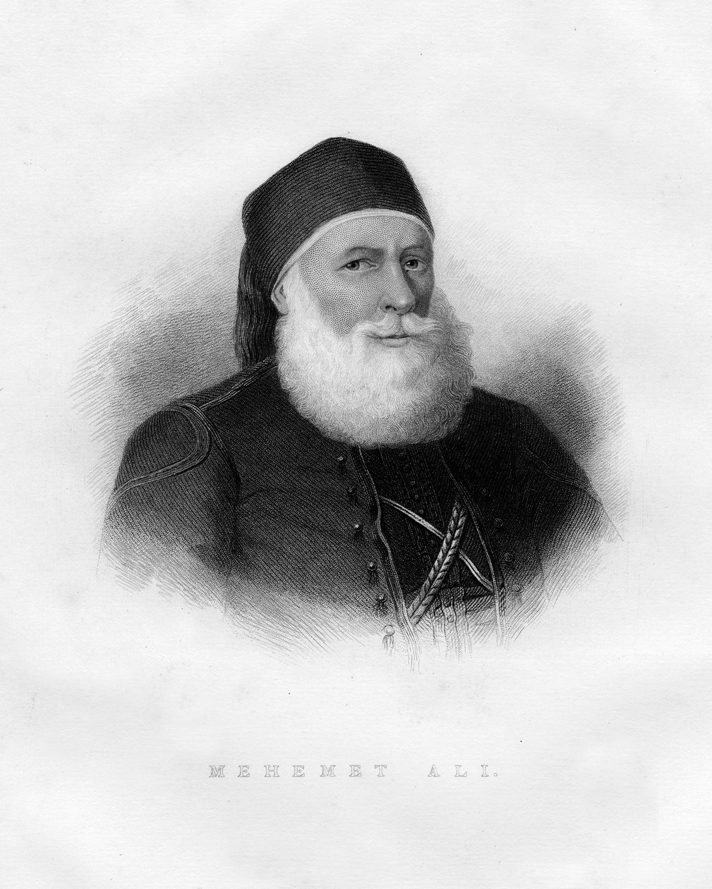Muhammad Ali Pasha, místokrál Egypta, 19. století od Unbekannt