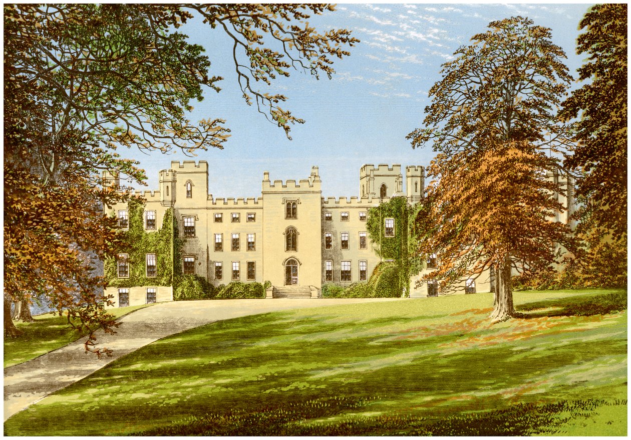 Hrad Mulgrave, Yorkshire, domov markýze z Normanby, c1880 od Unbekannt