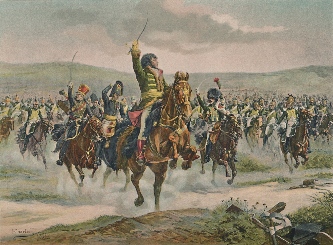 Murat v čele kavalérie v Jeně, 14. října 1806, 1896 od Unbekannt