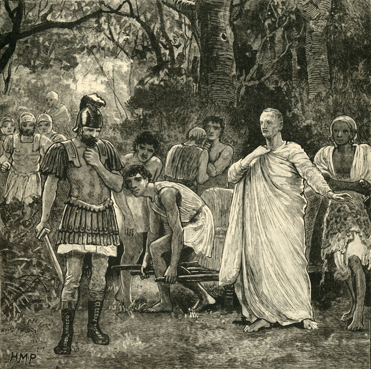 Vražda Cicera, 1890. od Unbekannt