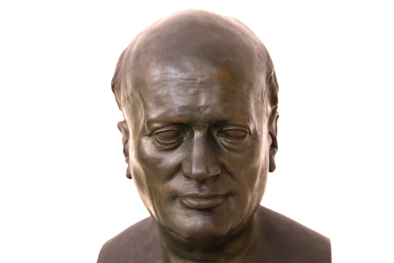 Muzeum člověka, Muzeum lidstva, Paříž. Etienne Geoffroy-Saint-Hilaire, Jean-Francois Legendre-Heral, sádra od Unbekannt