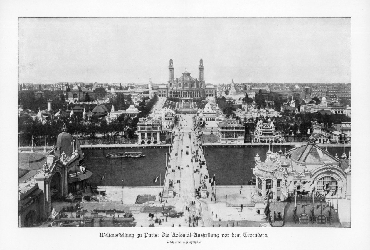 Muzeum kolonií, Trocadero, světová výstava v Paříži, 1889, 1900 od Unbekannt
