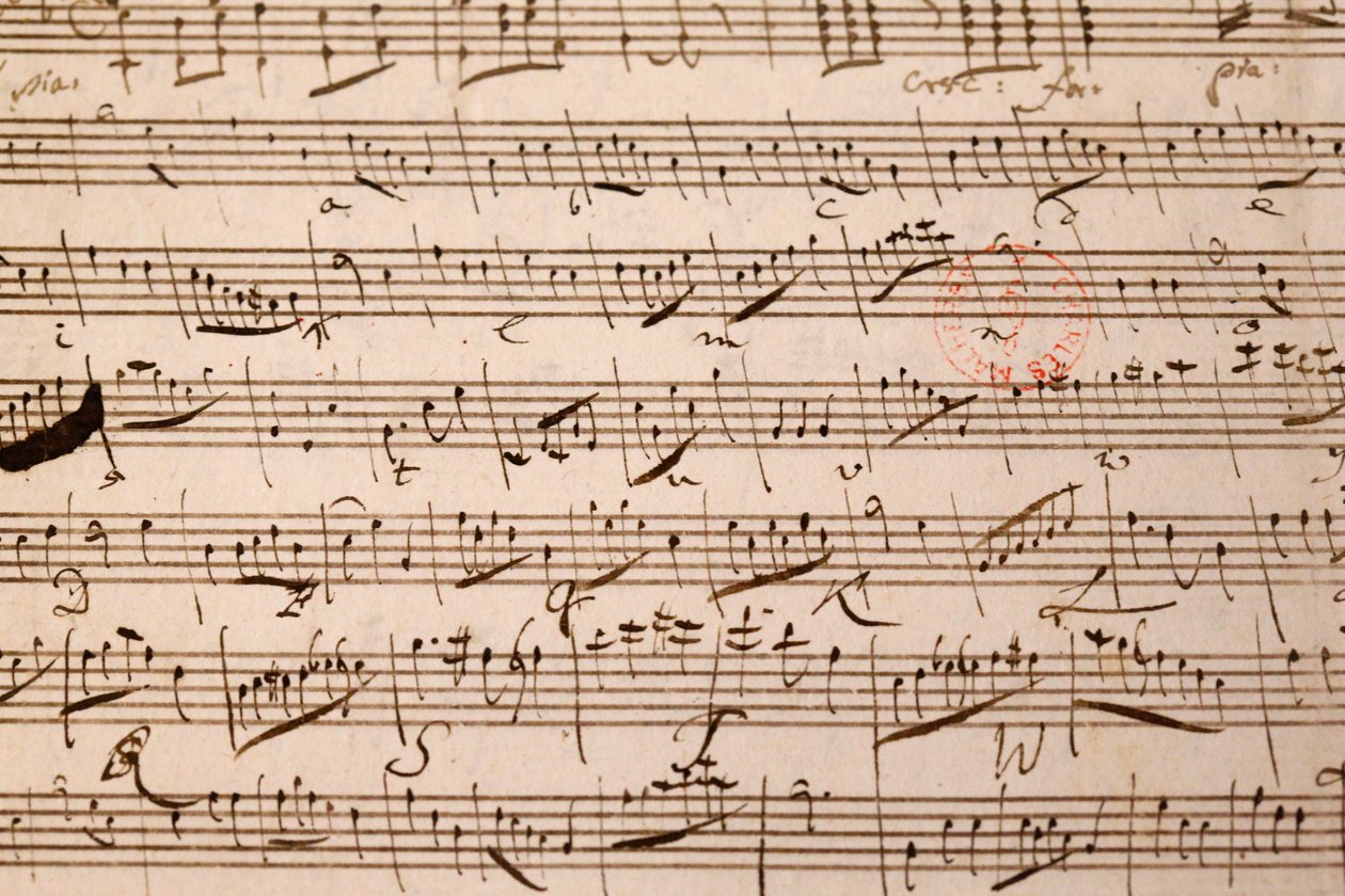 Hudba, Wolfgang Amadeus Mozart, Paříž, Francie od Unbekannt