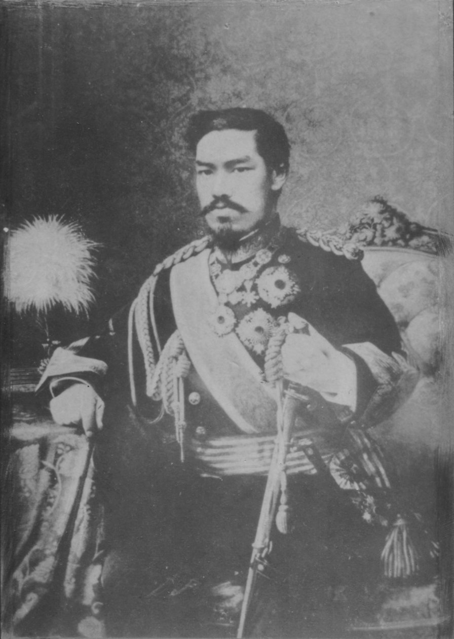 Mutsuhito, c1893 od Unbekannt
