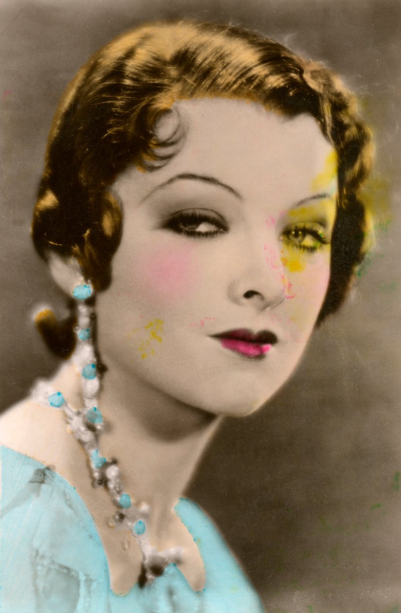 Myrna Loy 1905-1993, americká herečka, 20. století od Unbekannt
