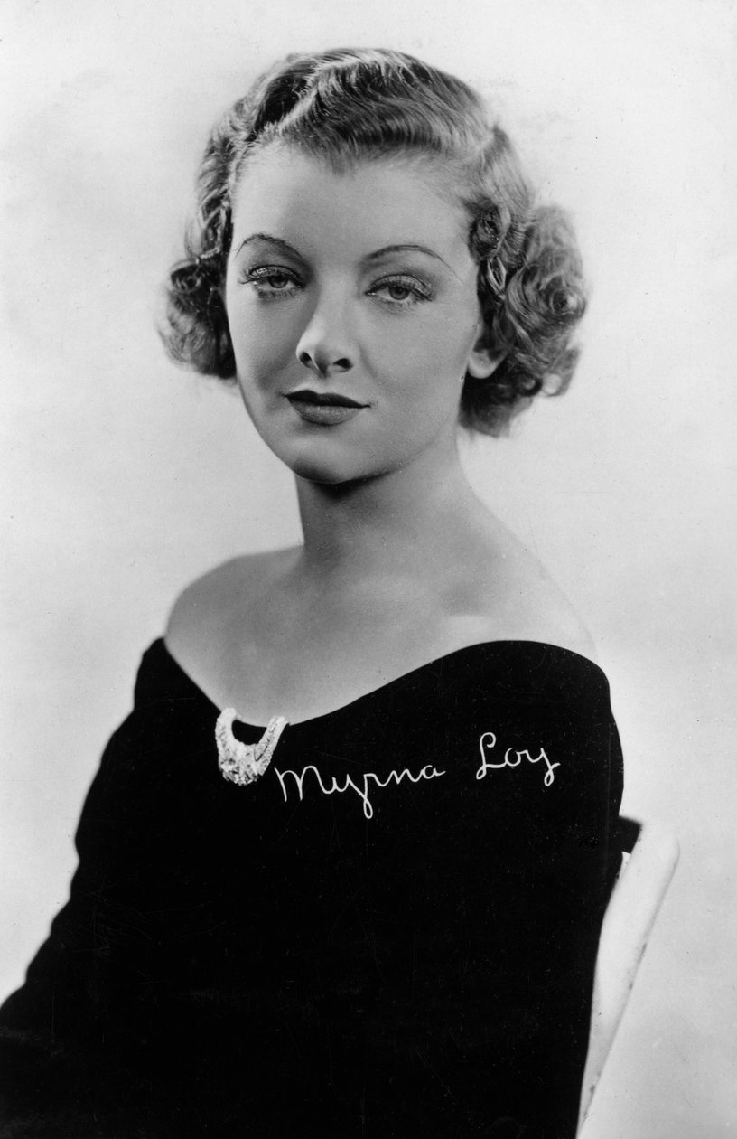 Myrna Loy 1905-1993, americká herečka, 20. století od Unbekannt