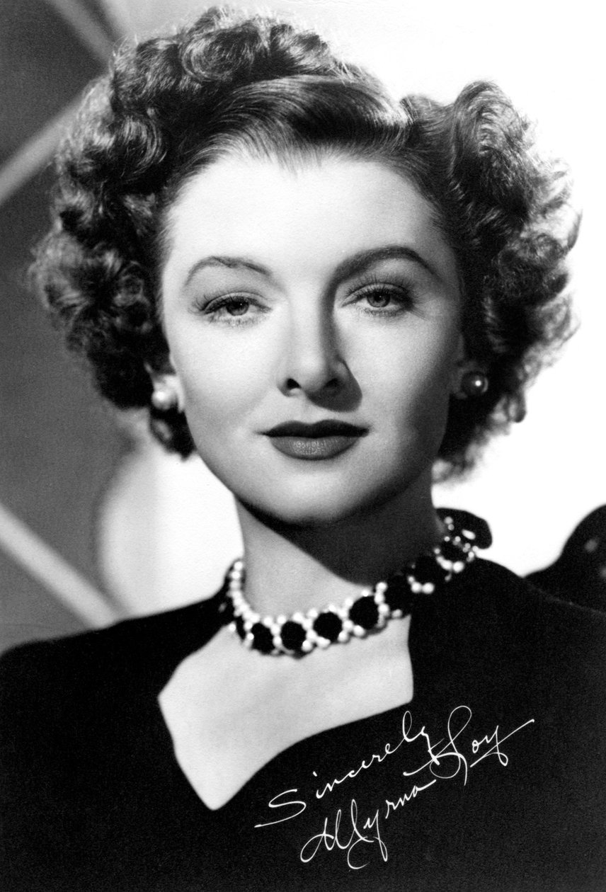 Myrna Loy 1905-1993, americká herečka, c1930-c1940 od Unbekannt
