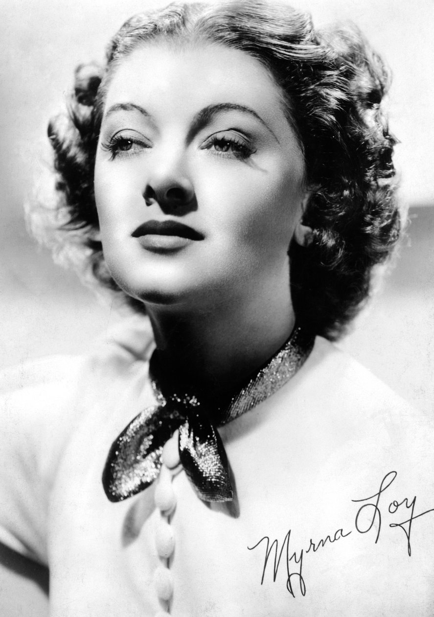 Myrna Loy 1905-1993, americká herečka, c1930-c1940 od Unbekannt