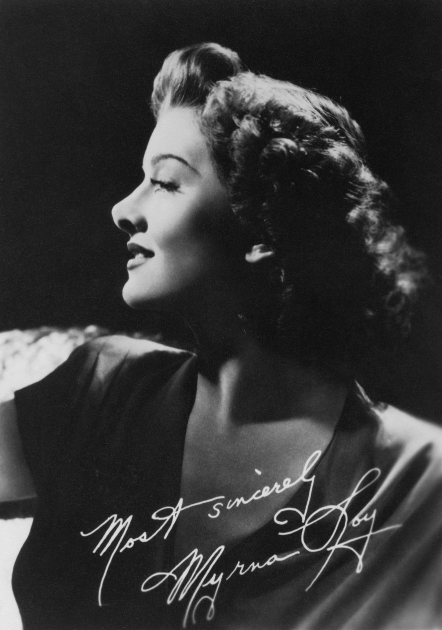 Myrna Loy 1905-1993, americká herečka, c1930 od Unbekannt