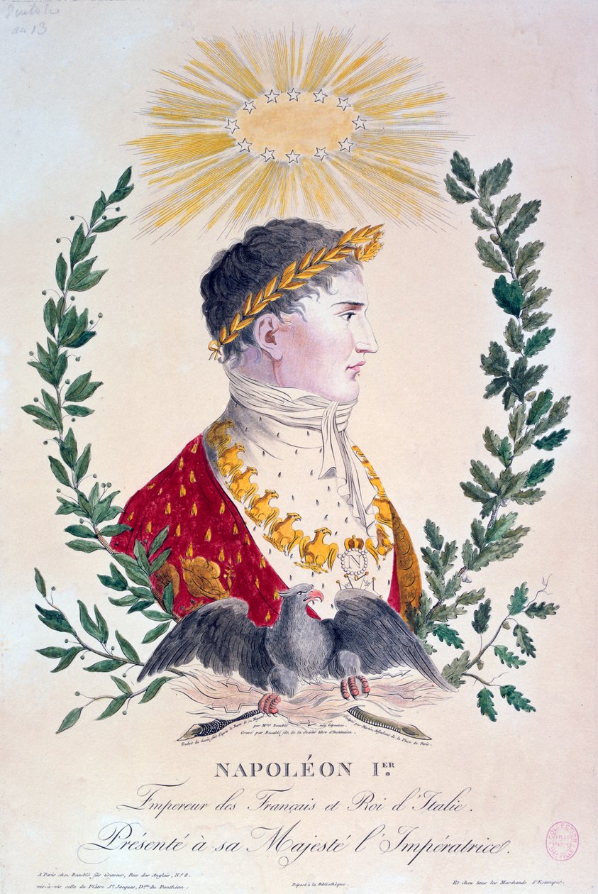Napoleon 1., 19. století od Unbekannt