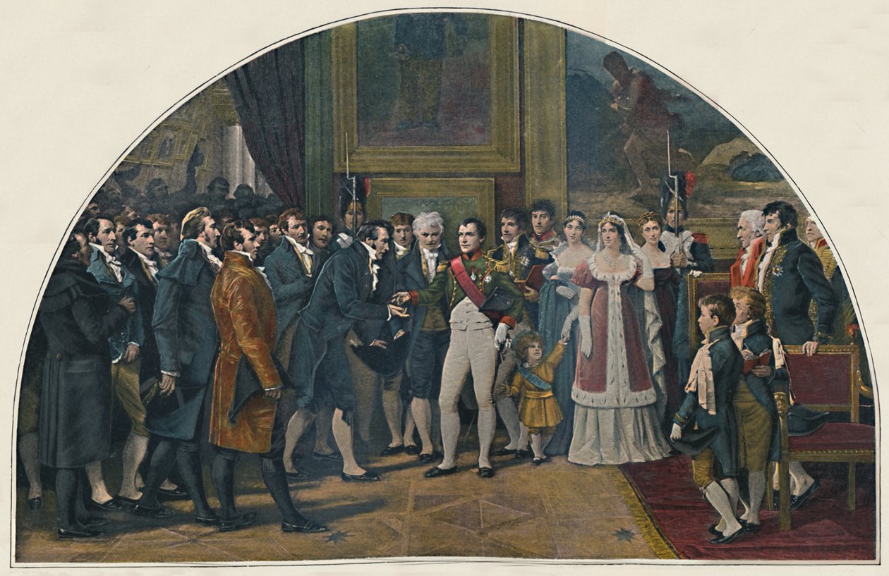 Napoleon Decorating the Artists, c1808, 1896 od Unbekannt