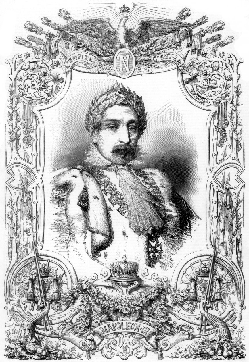 Napoleon III, francouzský císař, 1853 od Unbekannt
