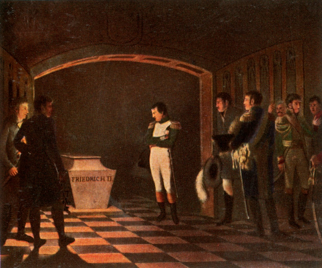 Napoleon I. u hrobu Fridricha Velikého, 27. října 1806, 1936. od Unbekannt