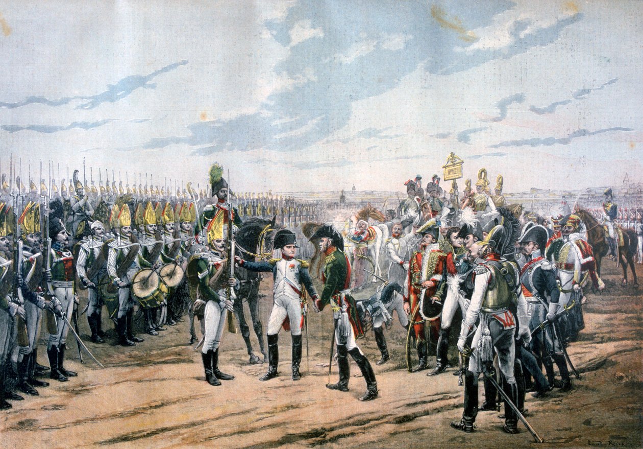 Napoleon v Tilsitu, 1807 1894 od Unbekannt
