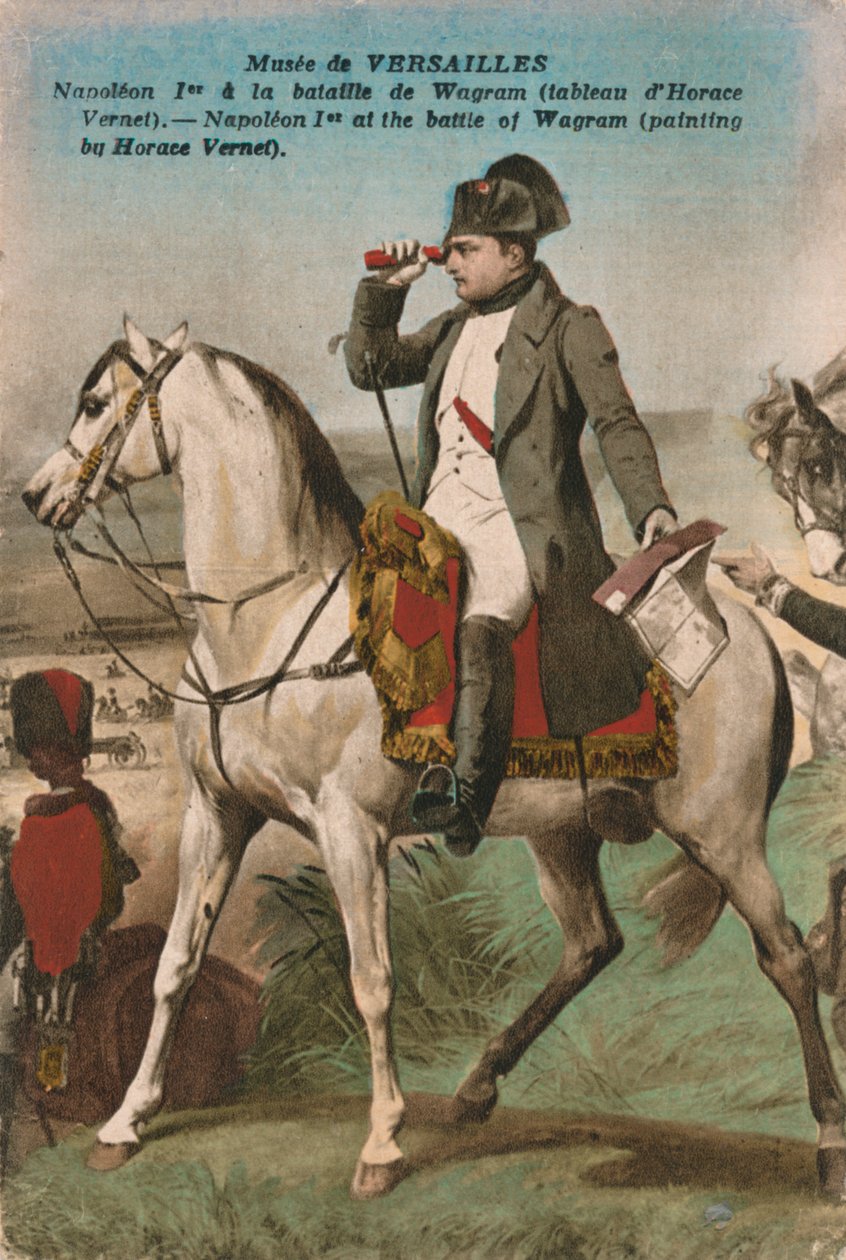 Napoleon v bitvě u Wagramu, 1809, kolem 1010. od Unbekannt