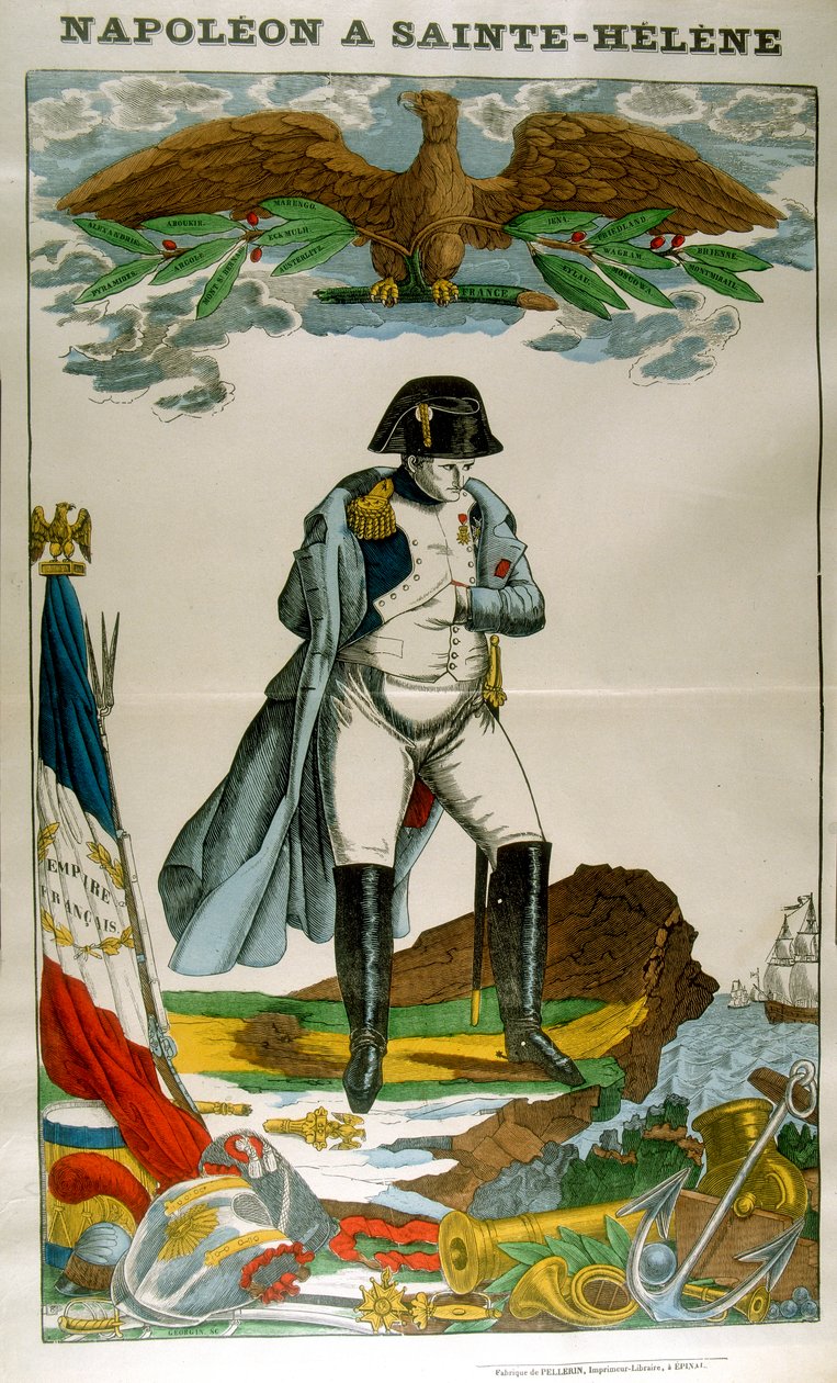 Napoleon na Svaté Heleně, 1815-1821 1826 od Unbekannt