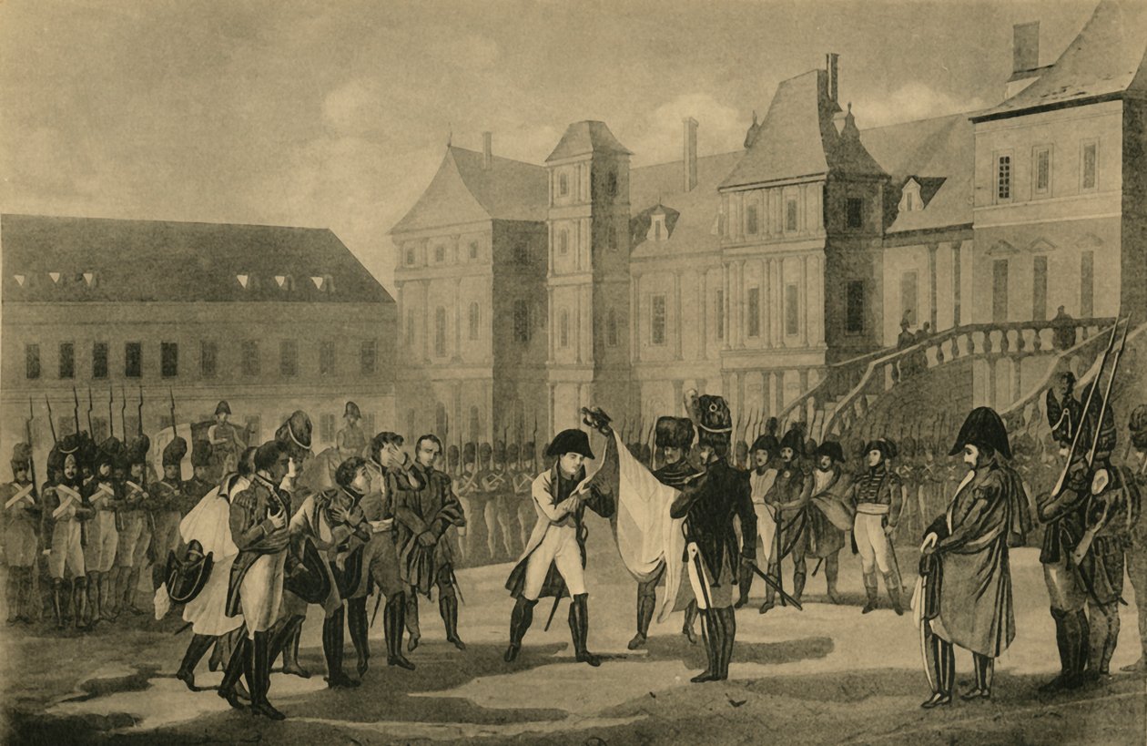 Napoleonův odjezd z Fontainebleau, 20. dubna 1814, 1921. od Unbekannt