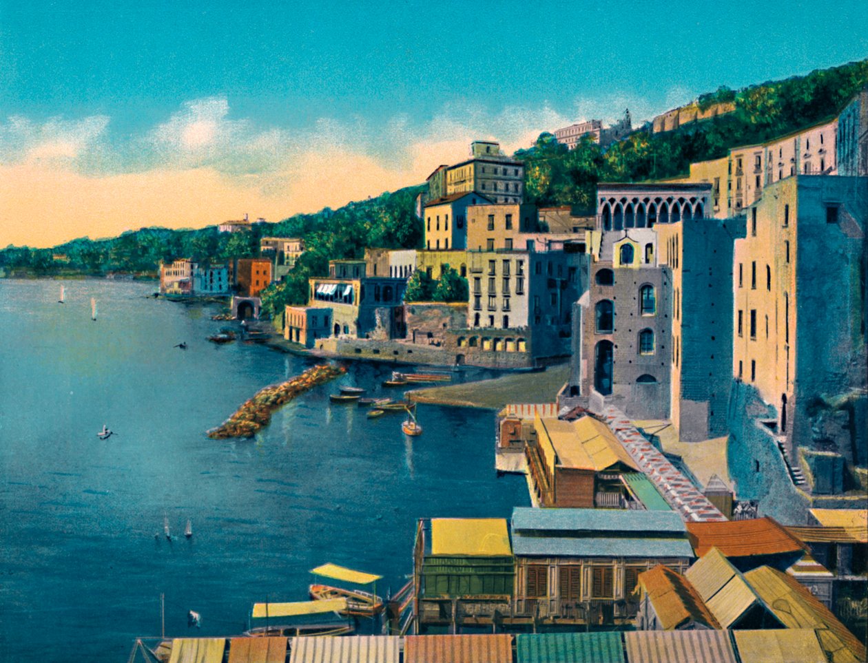 Neapol - Posillipo, c1900. od Unbekannt