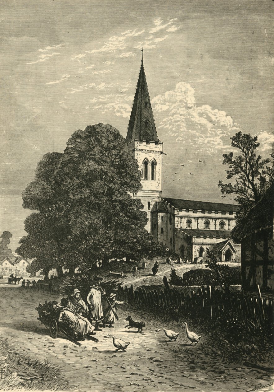 Kostel Naseby, 1898. od Unbekannt