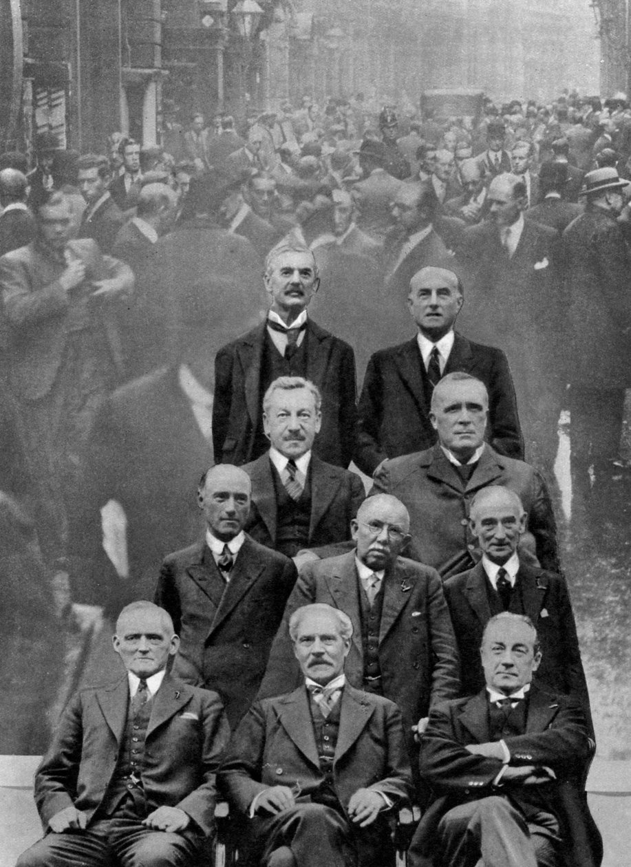 Národní vláda složená z členů ze tří hlavních politických stran, 1931 1937 od Unbekannt