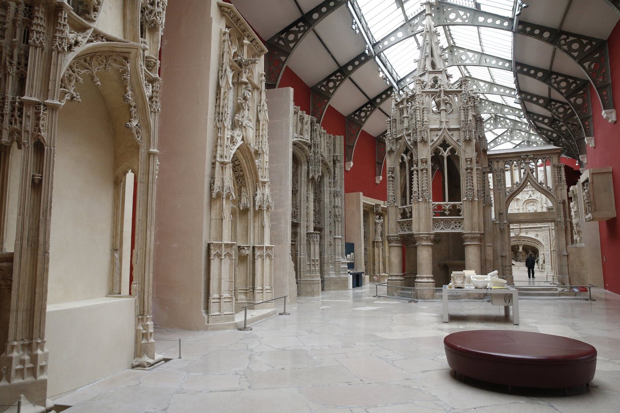 Národní muzeum francouzských památek. Výstavní prostor, Paříž, Francie od Unbekannt