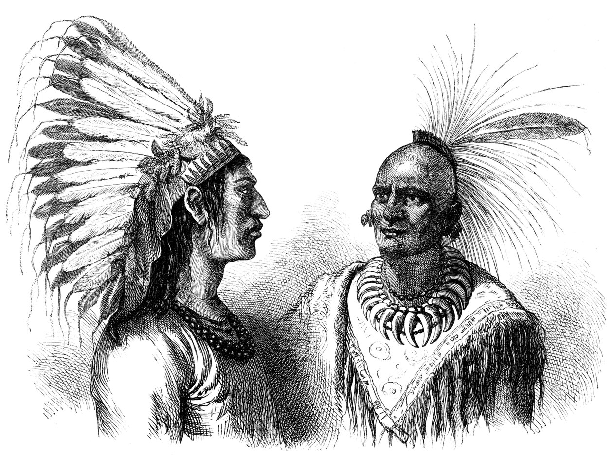 Indiánští válečníci, c1880 od Unbekannt