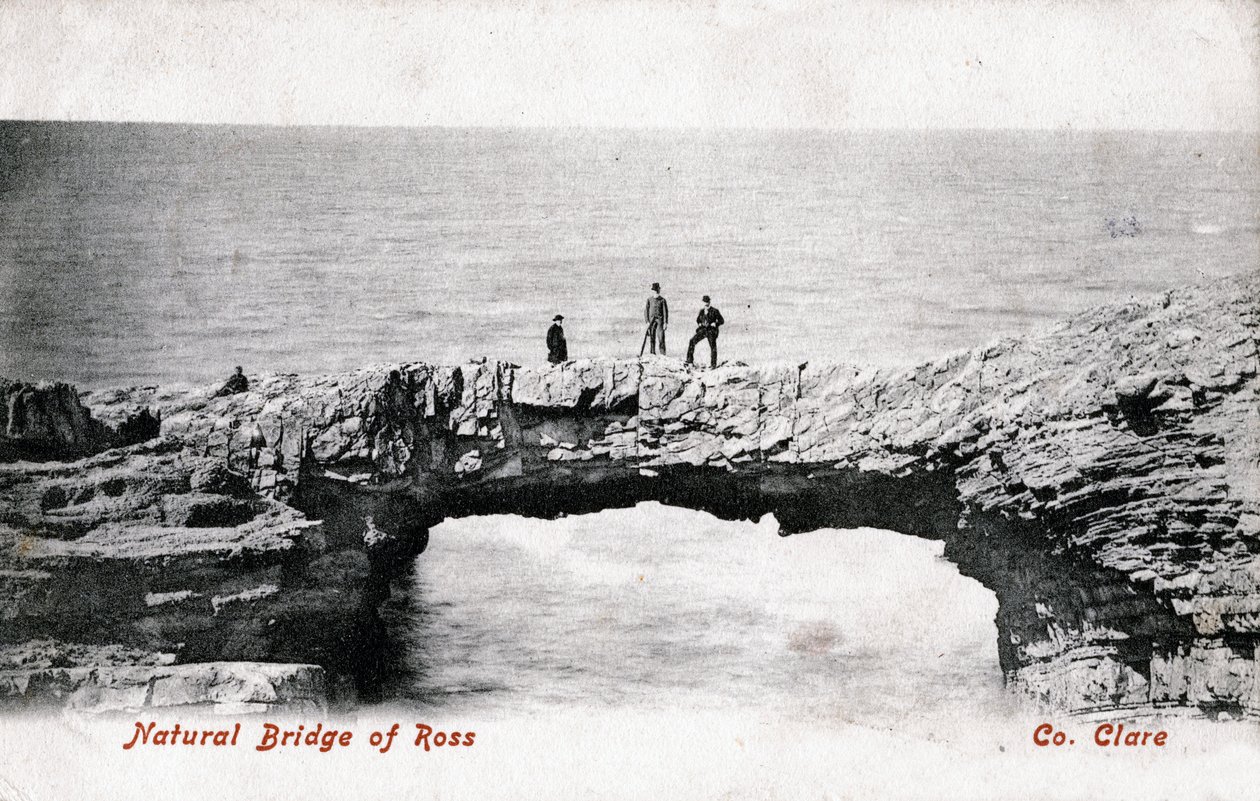 Natural Bridge of Ross, County Clare, Irsko, 1906 od Unbekannt