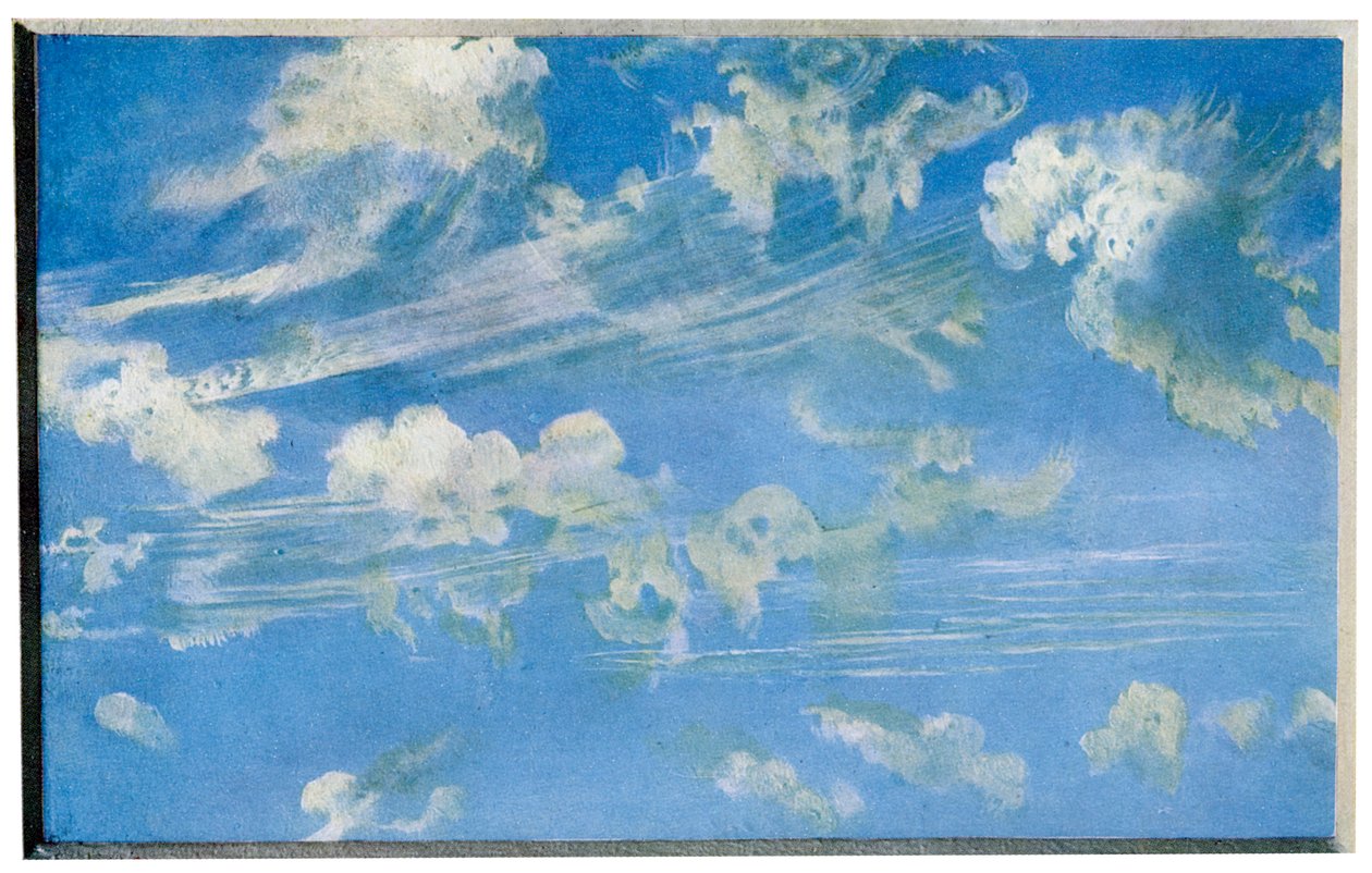 Příroda: studie mraků, c1822 1956 od Unbekannt