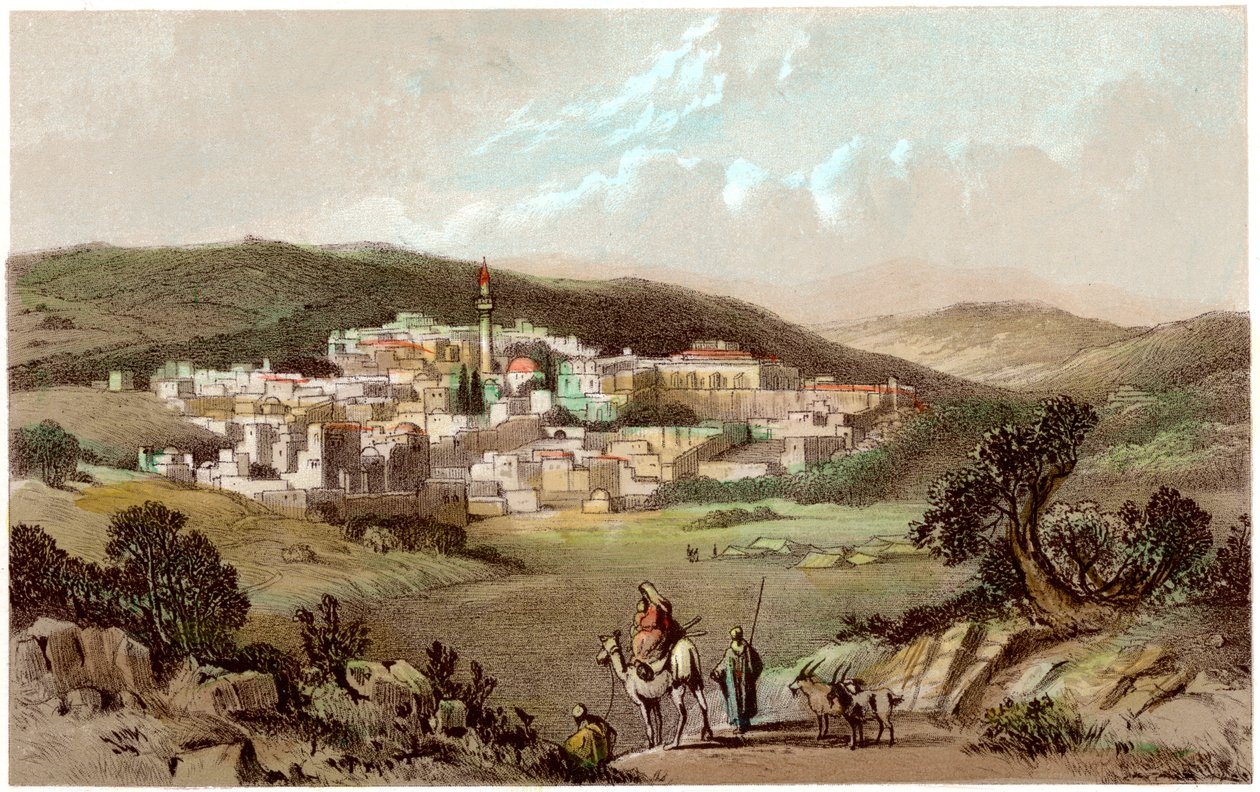 Nazaret, Izrael, 19. století od Unbekannt