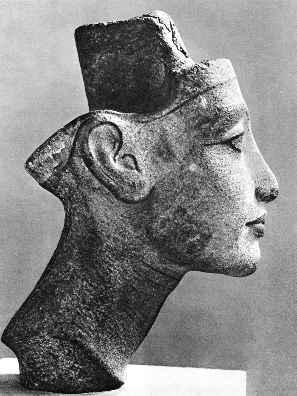 Nefertiti, královna a manželka faraona Achnatona, starověký Egypťan, 14. století před naším letopočtem od Unbekannt
