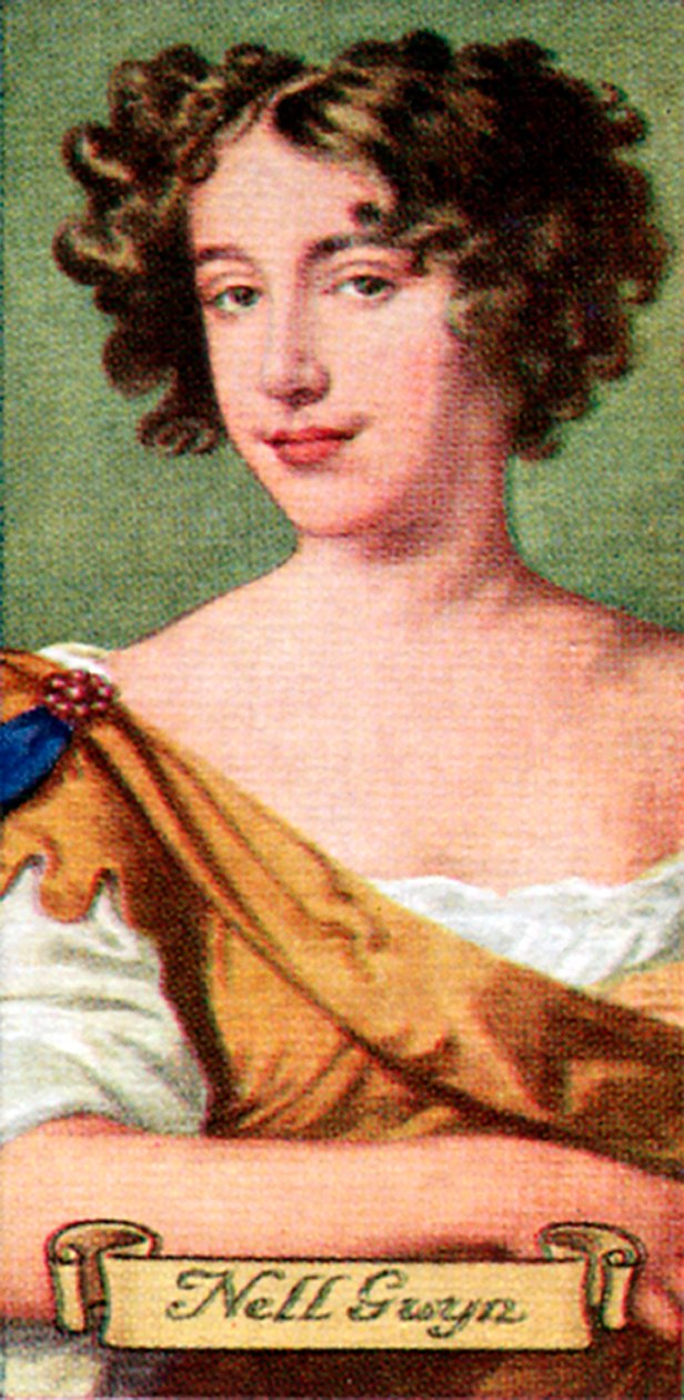 Nell Gwyn, převzato ze série cigaretových karet, 1935 od Unbekannt